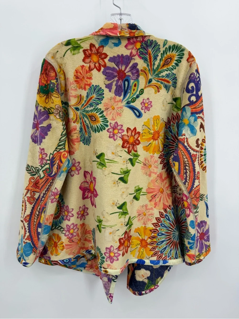 Johnny Was NWT Reversible Joan Wrap Jacket Blue Size M - Picture 15 of 15